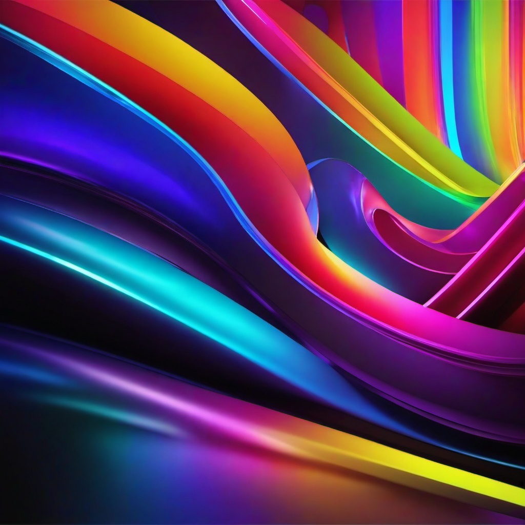 Neon Background Wallpaper - neon background rainbow  