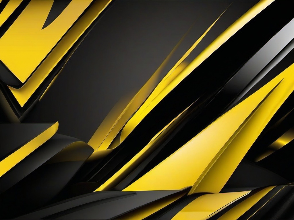 Black & Yellow Background - Bold contrast of black and yellow, ideal for energetic designs.  background wallpaper