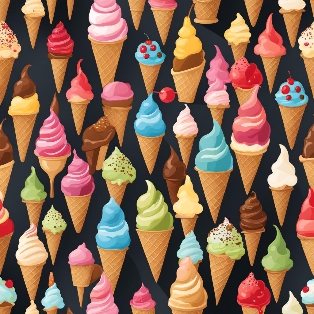 ice cream clipart - a delicious, melting ice cream cone. 