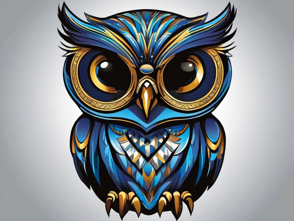 Giggling Owl - Design an image of an owl in a hilarious disguise cracking up at a masquerade party. ,t shirt vector design