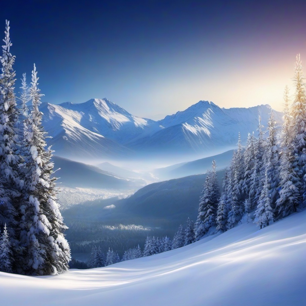 Winter background wallpaper - mountain winter background  