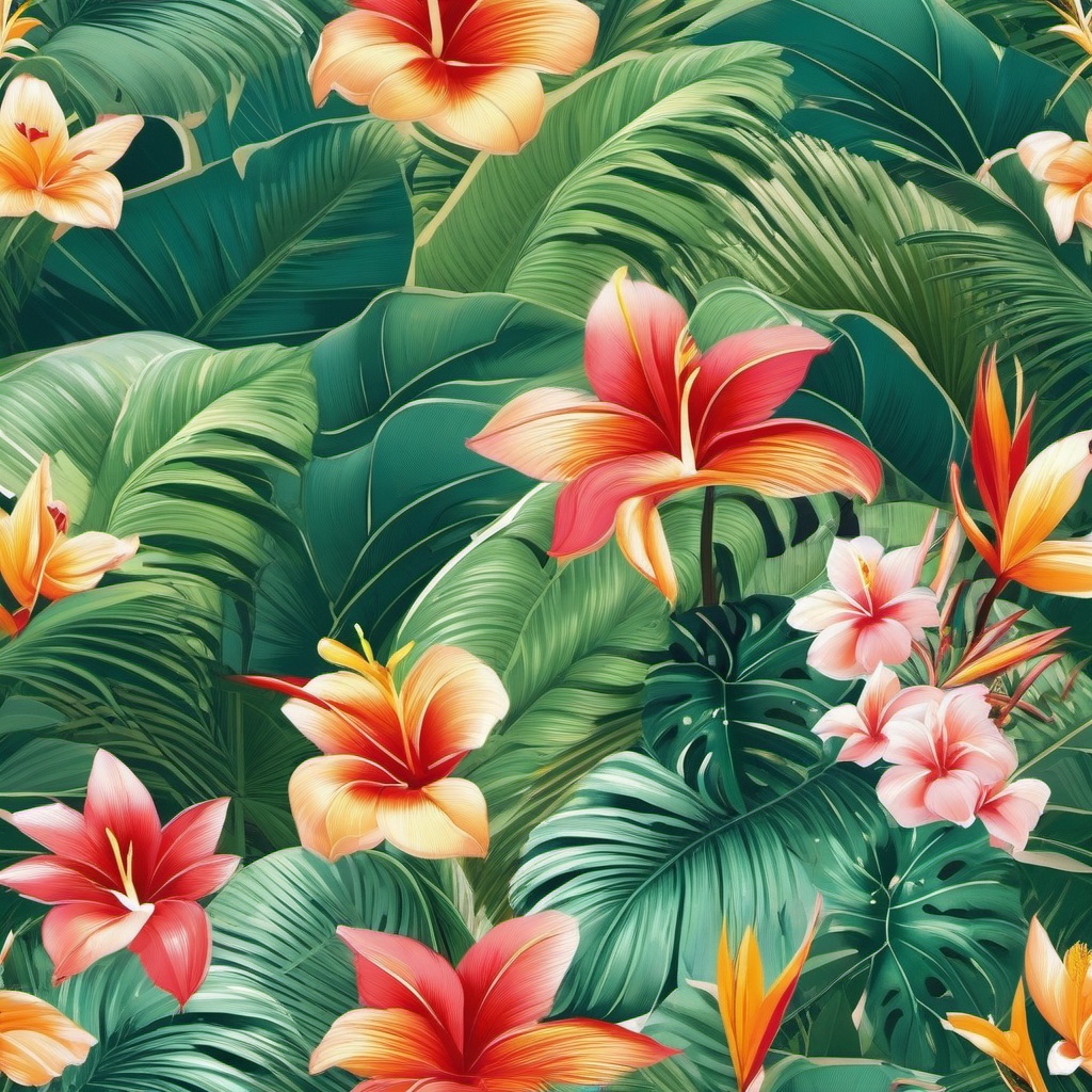 Summer Wallpaper - Tropical Paradise in Bali, Indonesia  wallpaper style, intricate details, patterns, splash art, light colors