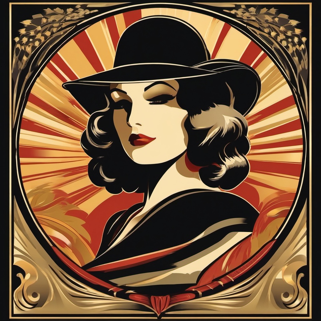 1930s Art Deco Posters , vintage t shirt vector art