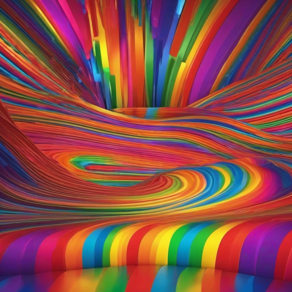 Rainbow Background Wallpaper - rainbow scene background  