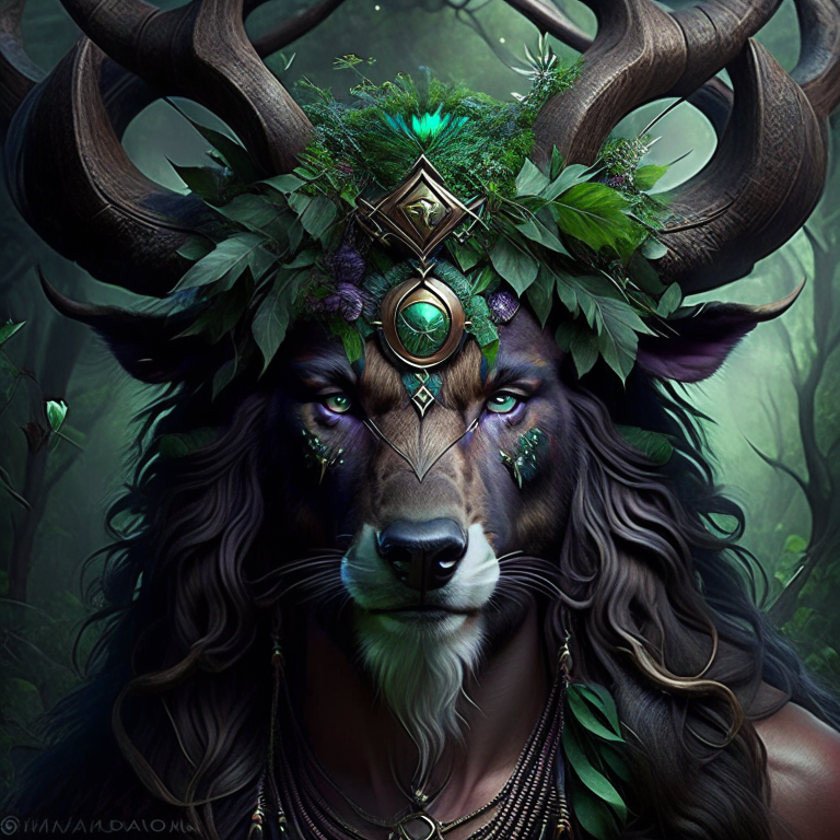 shifter druid of the circle of the beast, embracing animal aspects and becoming part beast. 