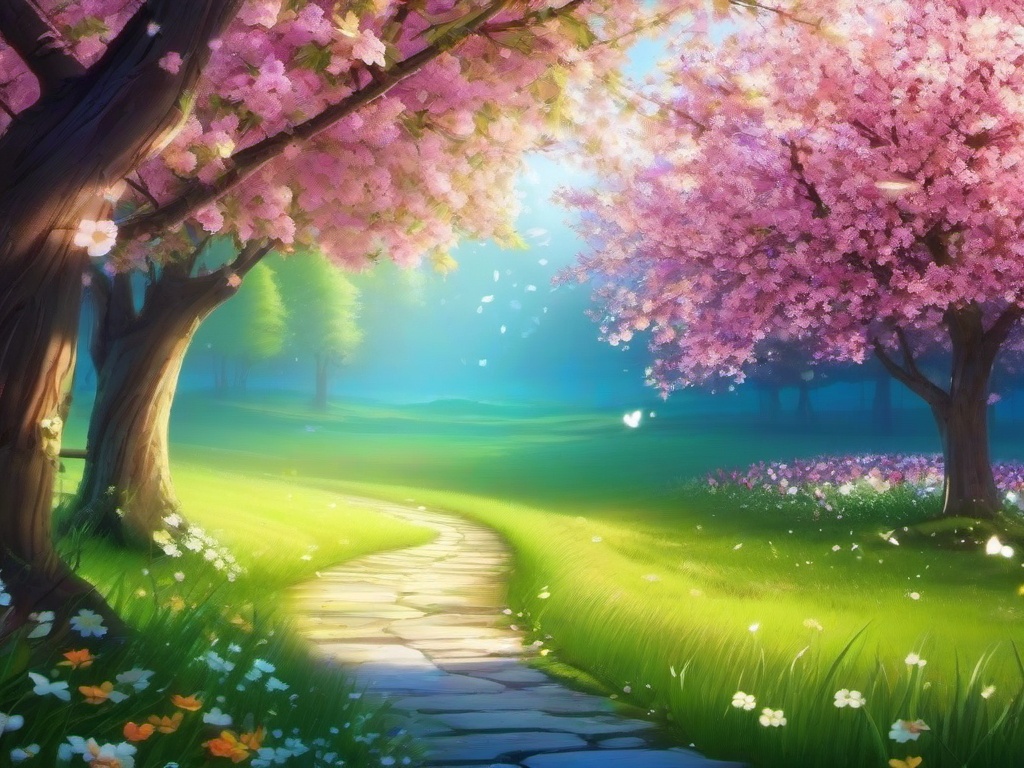 spring animated background  ,background wallpaper