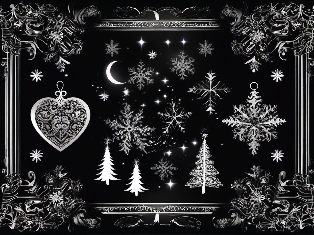 Goth Christmas Background  