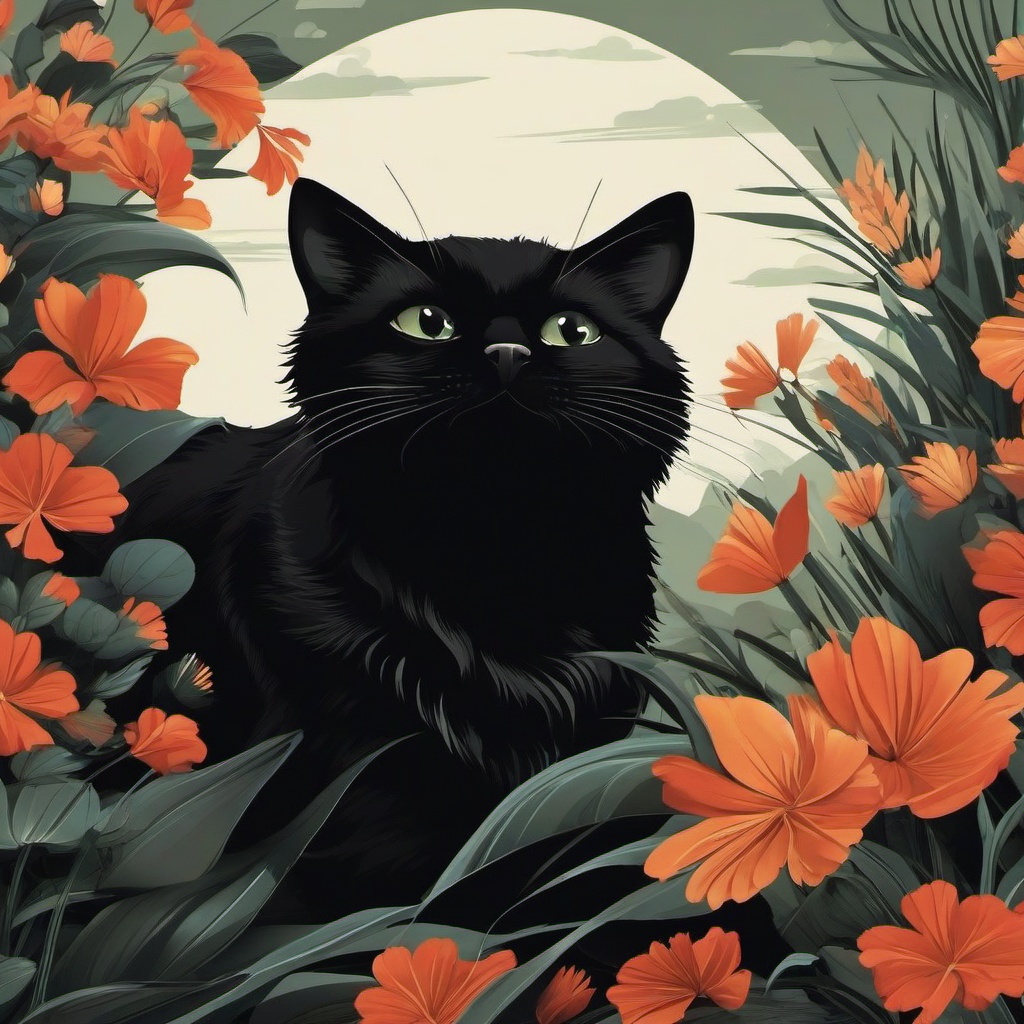 Cat Background Wallpaper - black cat background  