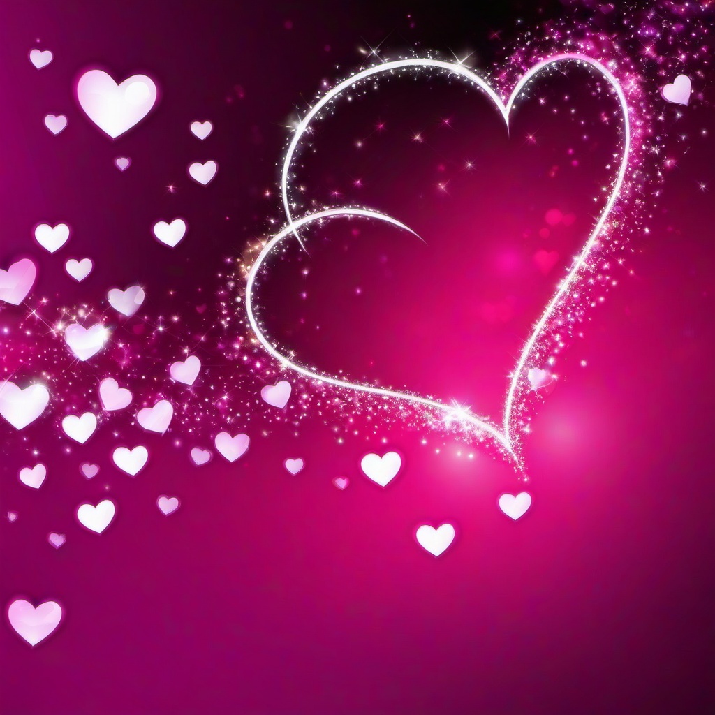 Heart Background Wallpaper - sparkly heart background  