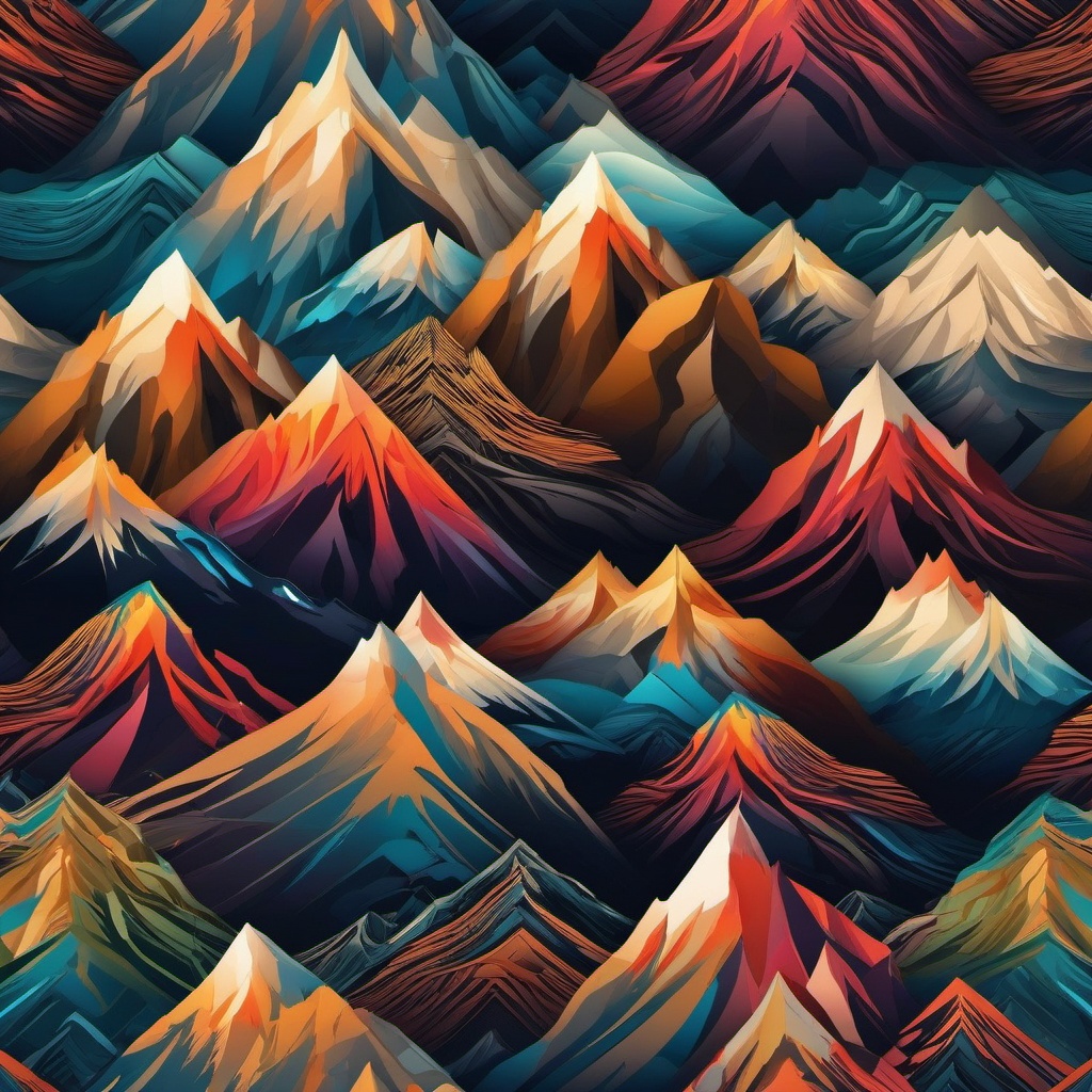 Mountain Wallpaper - Majestic Andes Mountain Peaks, Towering Landscapes  intricate patterns, splash art, wallpaper art