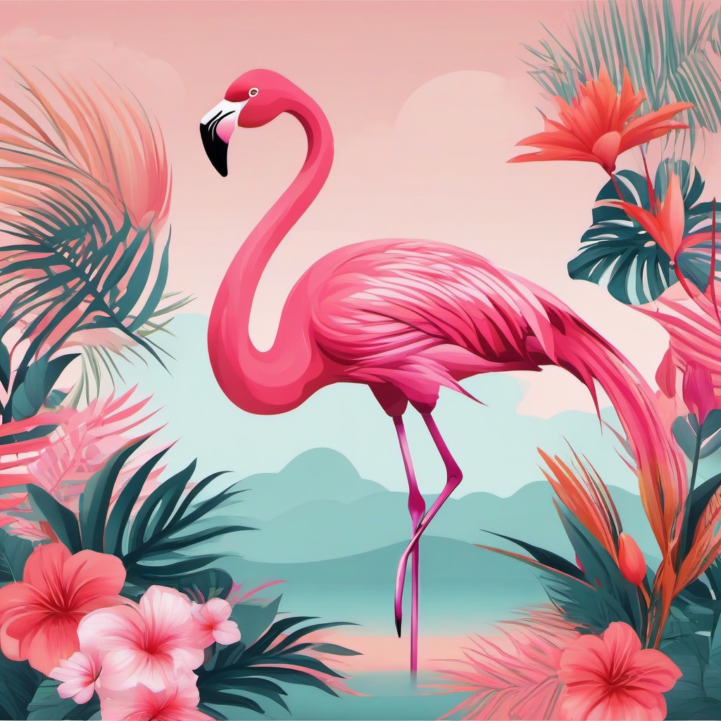 Flamingo  clipart