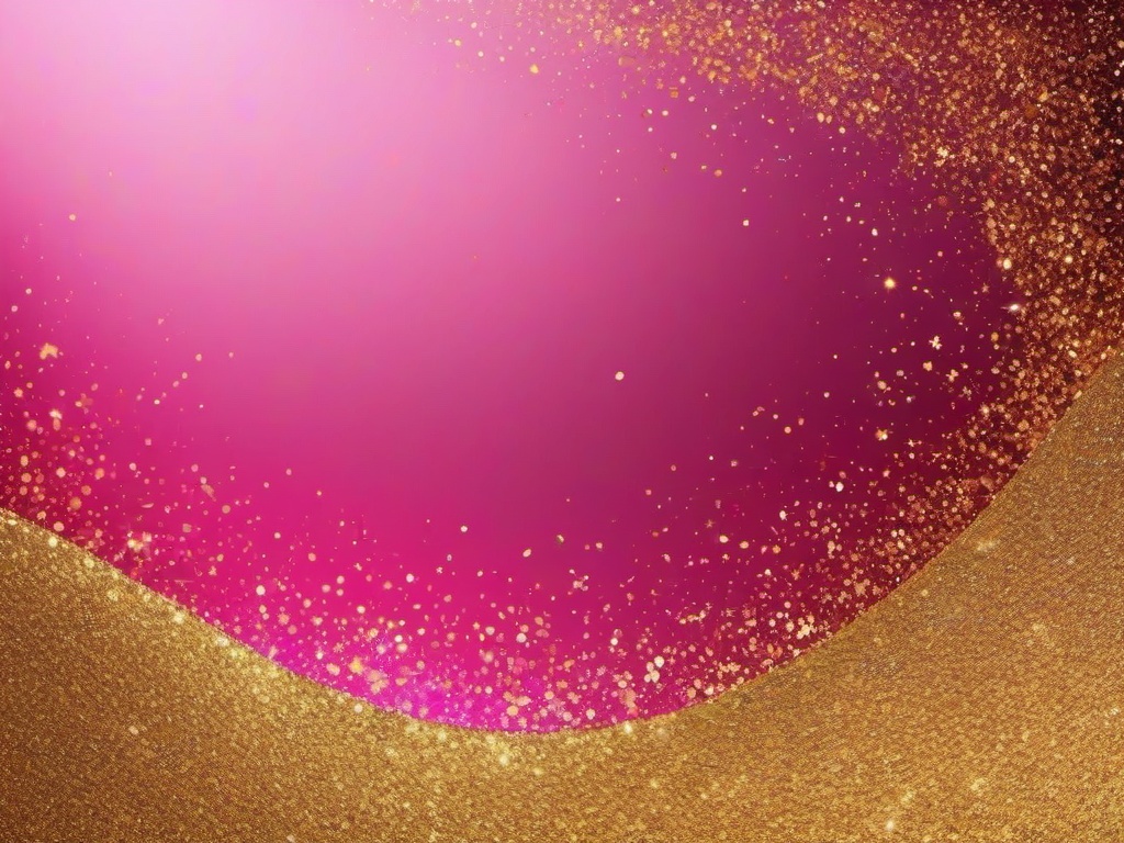 Gold And Pink Glitter Background  