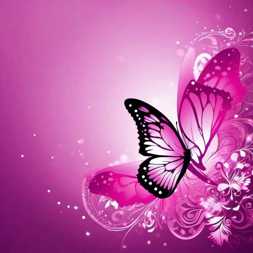Butterfly Background Wallpaper - pink purple butterfly background  