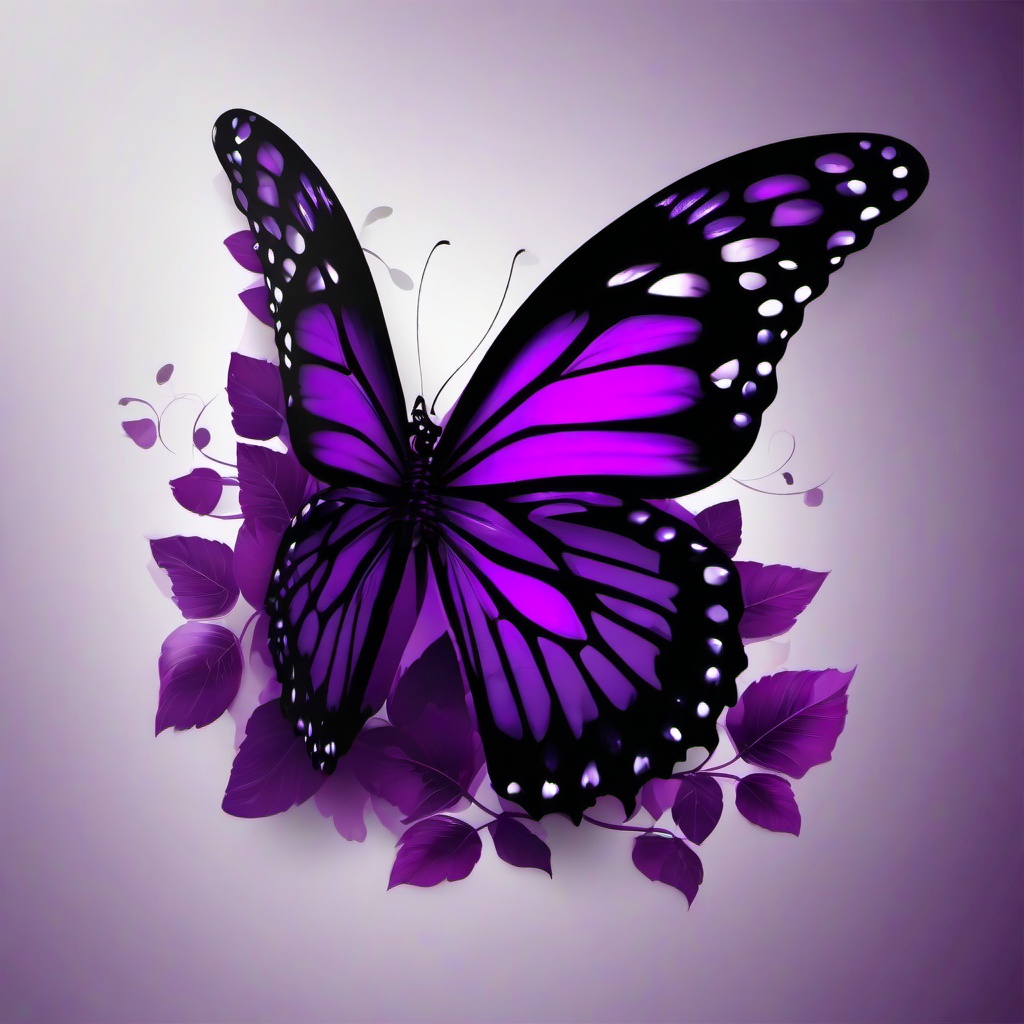 Purple Background Wallpaper - black and purple butterfly background  