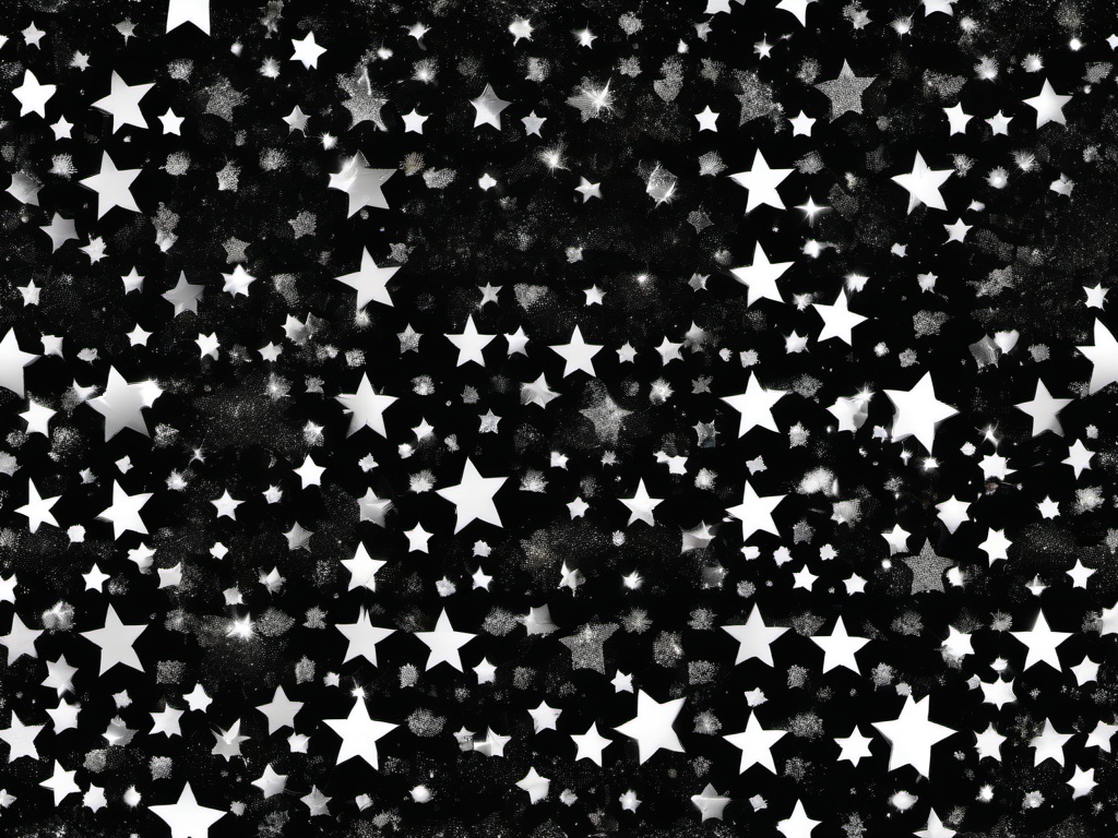 Black White Glitter Background  