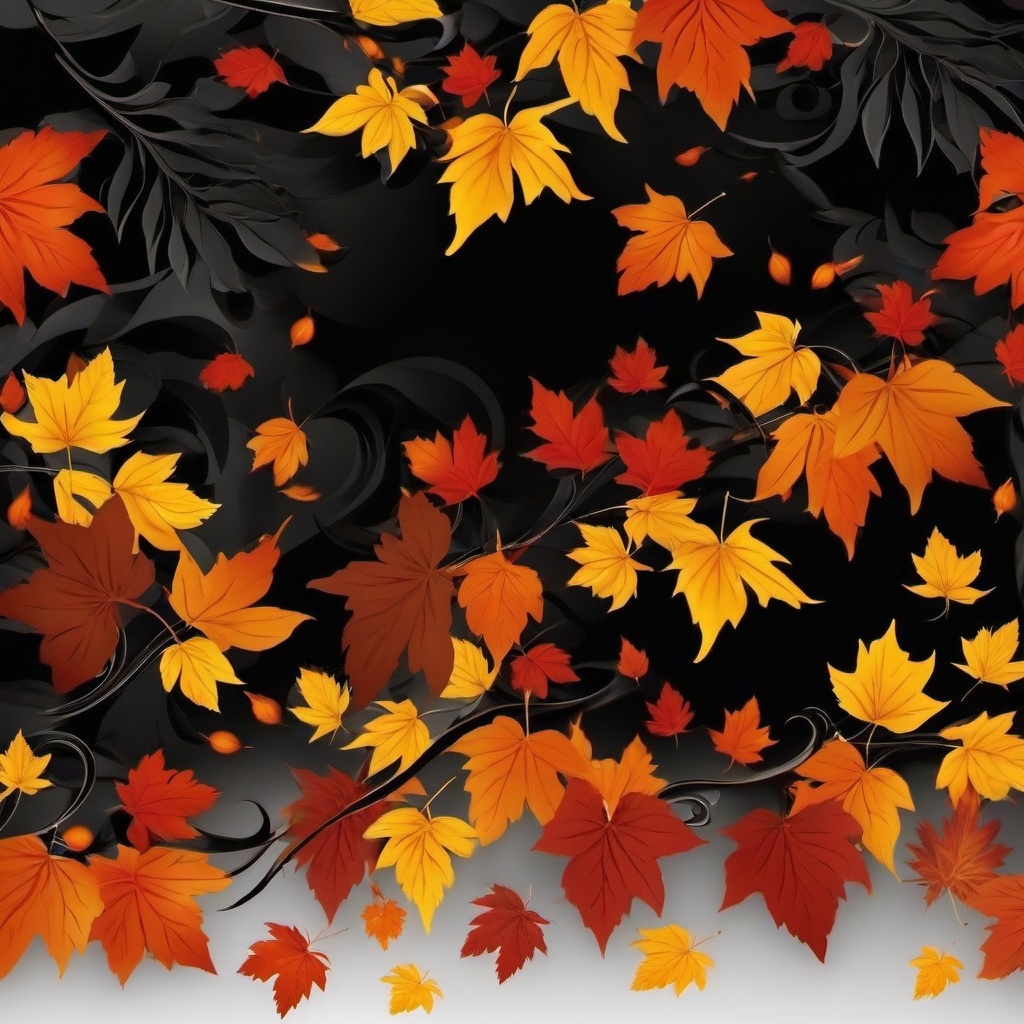 Fall Background Wallpaper - black fall background  