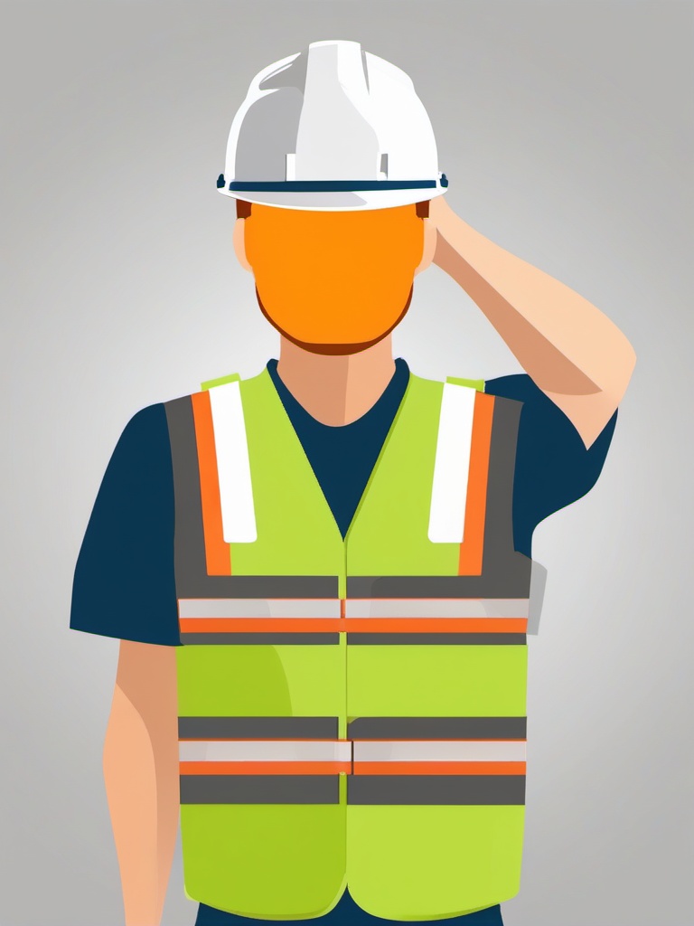 Traffic Controller Vest clipart - A vest for traffic controllers., ,vector color clipart,minimal