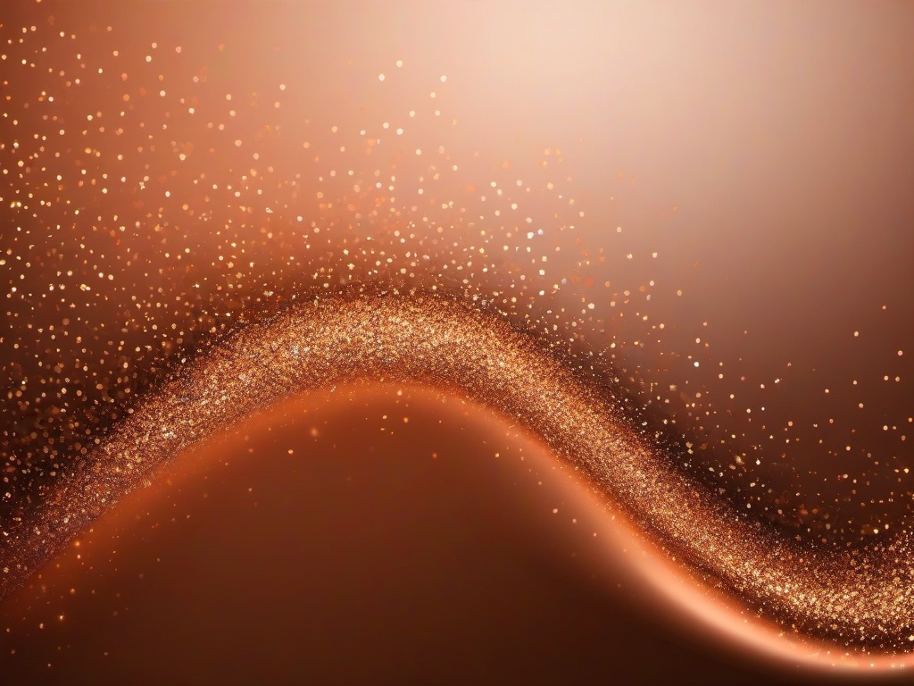 Copper Glitter Background  