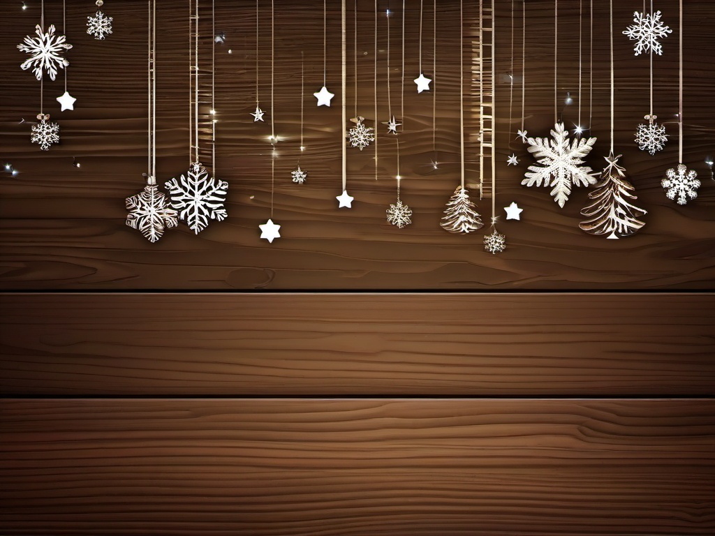 Christmas Background Wood  