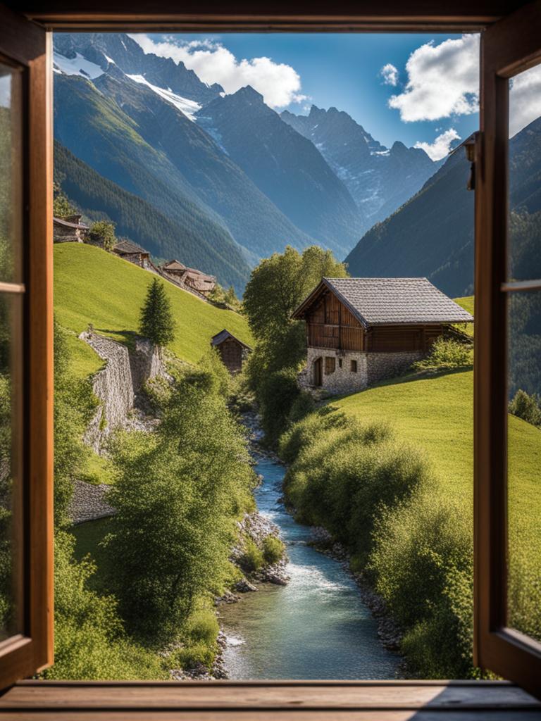 hidden charms of val d'hérens - illustrate the hidden charms of val d'hérens, a lesser-known valley with picturesque villages and alpine traditions. 