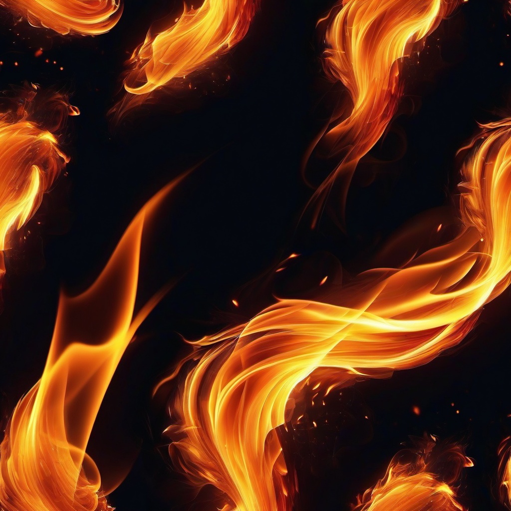 Fire Wallpaper - Burning with soft fiery glow  background wallpaper