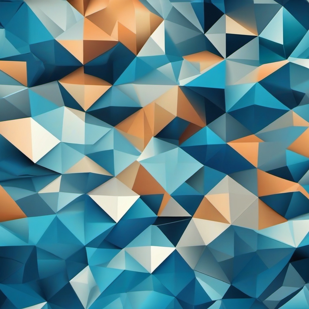 Geometric Background - blue geo background  