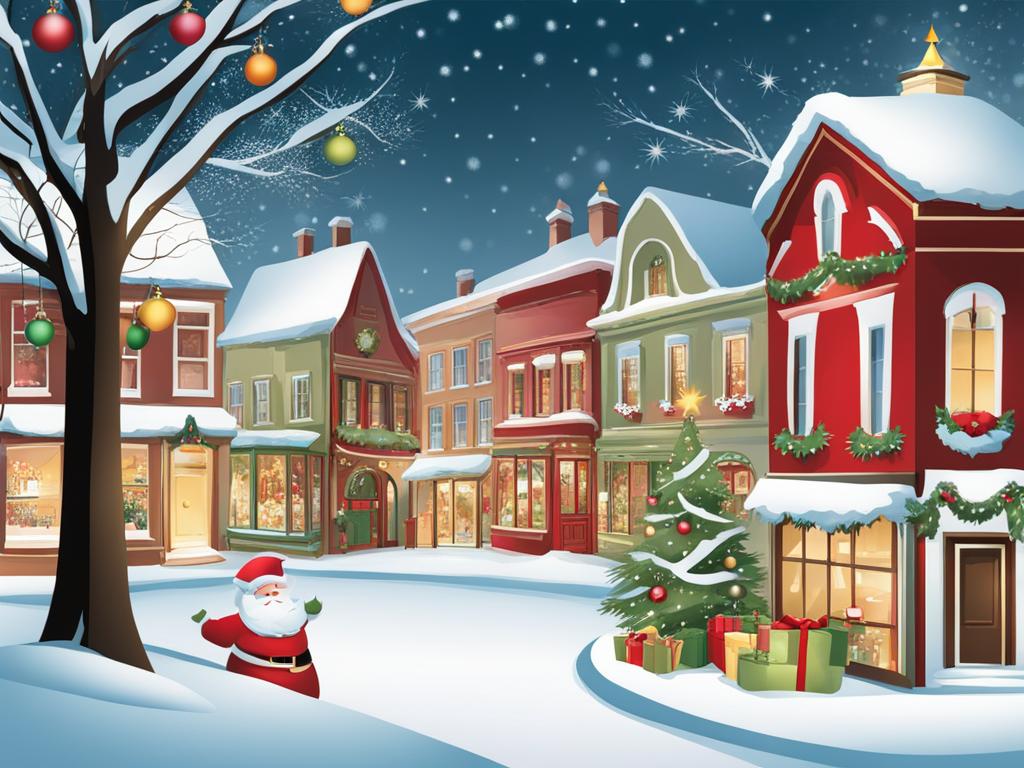 christmas clip art free,spreading holiday cheer in a quaint town 