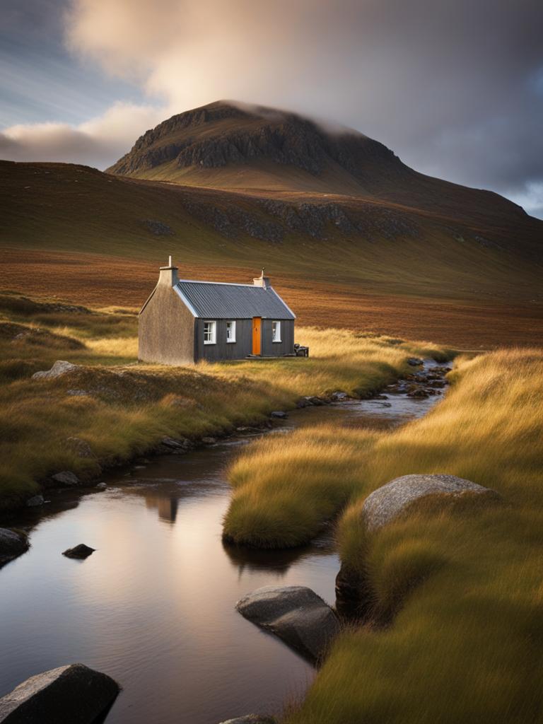 scottish bothies, with rustic simplicity, provide shelter in the remote highlands of scotland. 