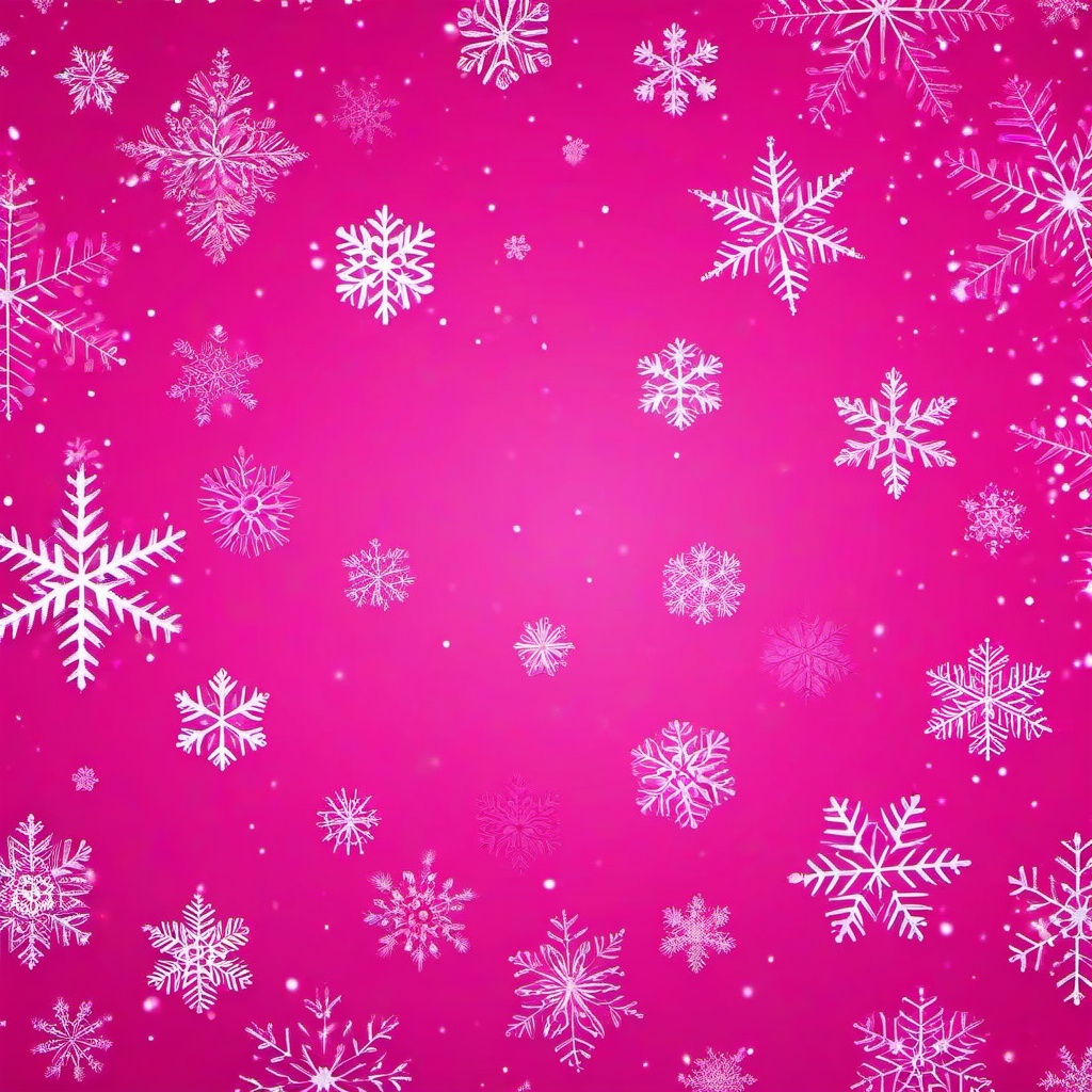 Christmas Background Wallpaper - pink snowflakes background  