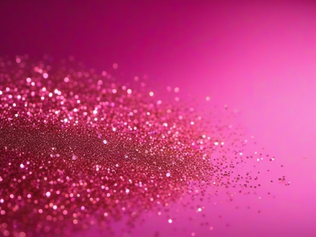 Pink Background With Glitter  