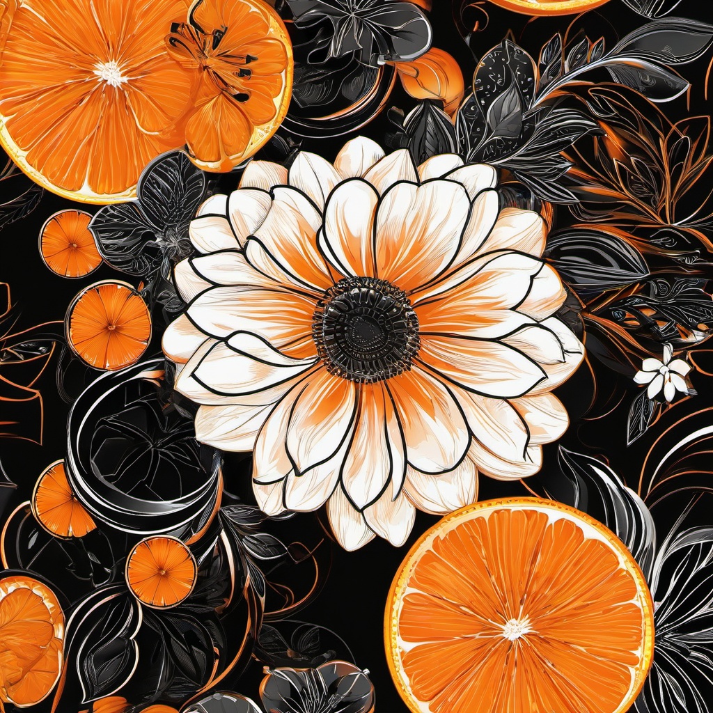 Orange Background Wallpaper - black background with orange  