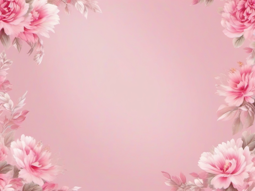 Pink Background Floral-Pink with a faded floral print in light pink and white  background wallpaper