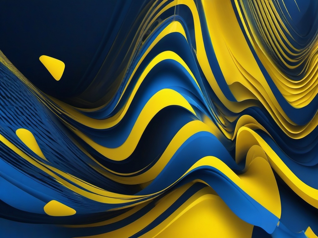 Blue & Yellow Background - Dynamic blue and yellow background with an energetic vibe.  background wallpaper