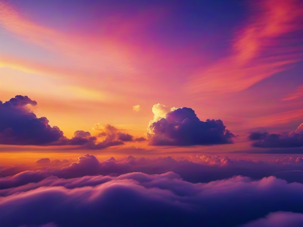 Sunrise Clouds Background  ,desktop background wallpaper