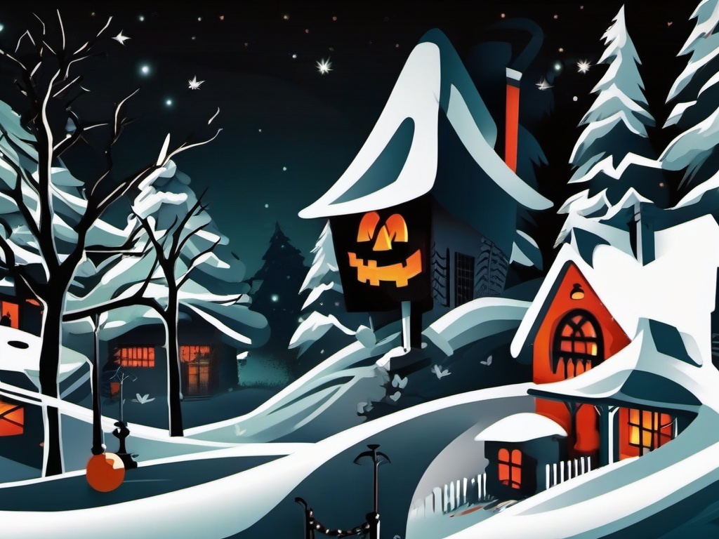 Spooky Christmas Wallpaper  