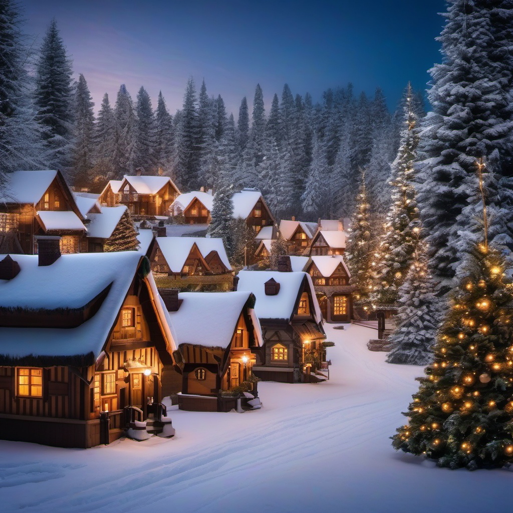 Winter Wonderland Village  background picture, close shot professional product  photography, natural lighting, canon lens, shot on dslr 64 megapixels sharp focus