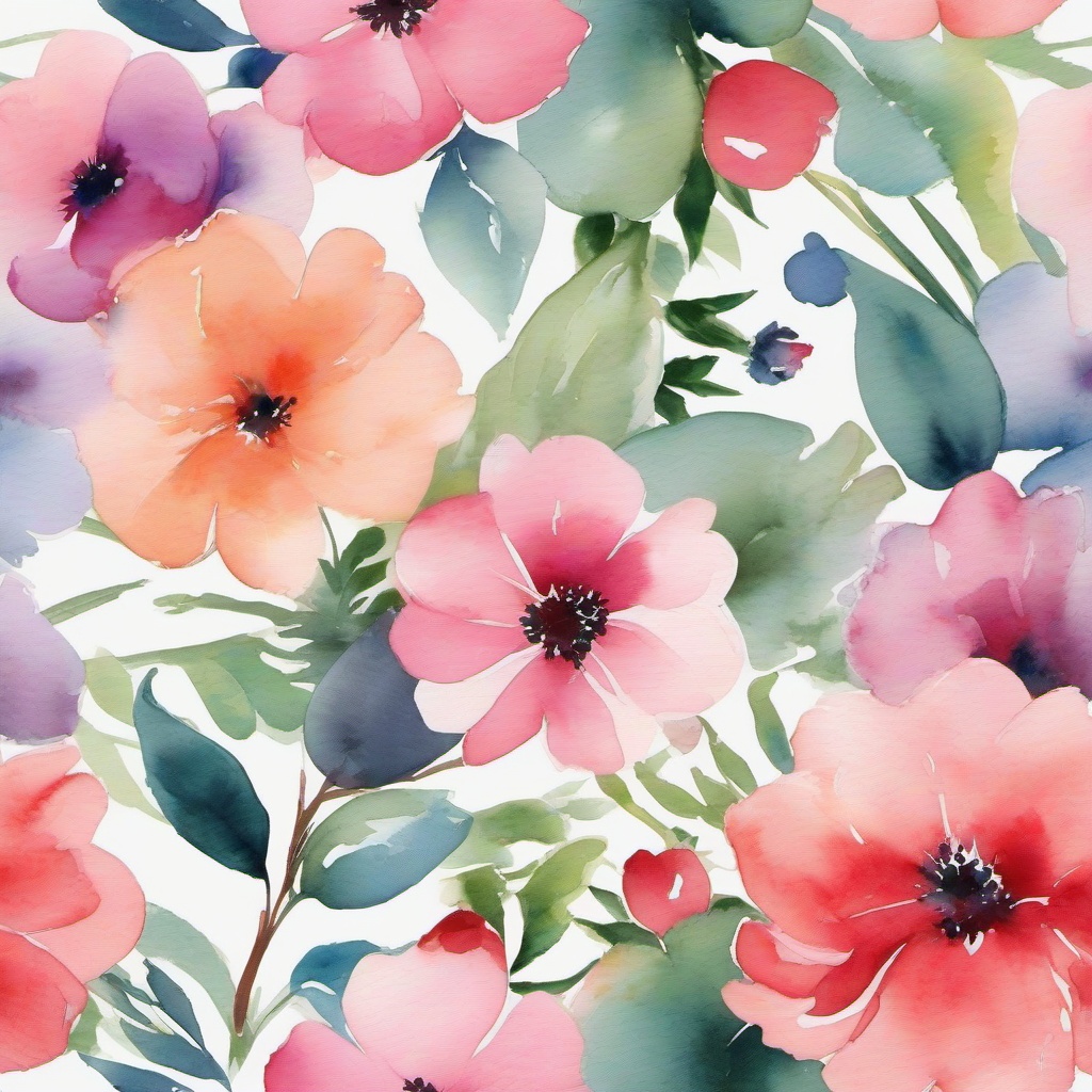 Watercolor Background Wallpaper - flowers watercolor wallpaper  