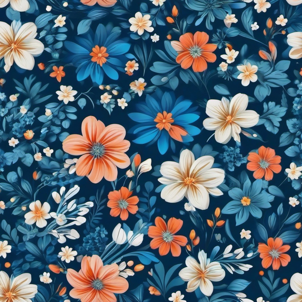 Flower Background Wallpaper - flower blue background  