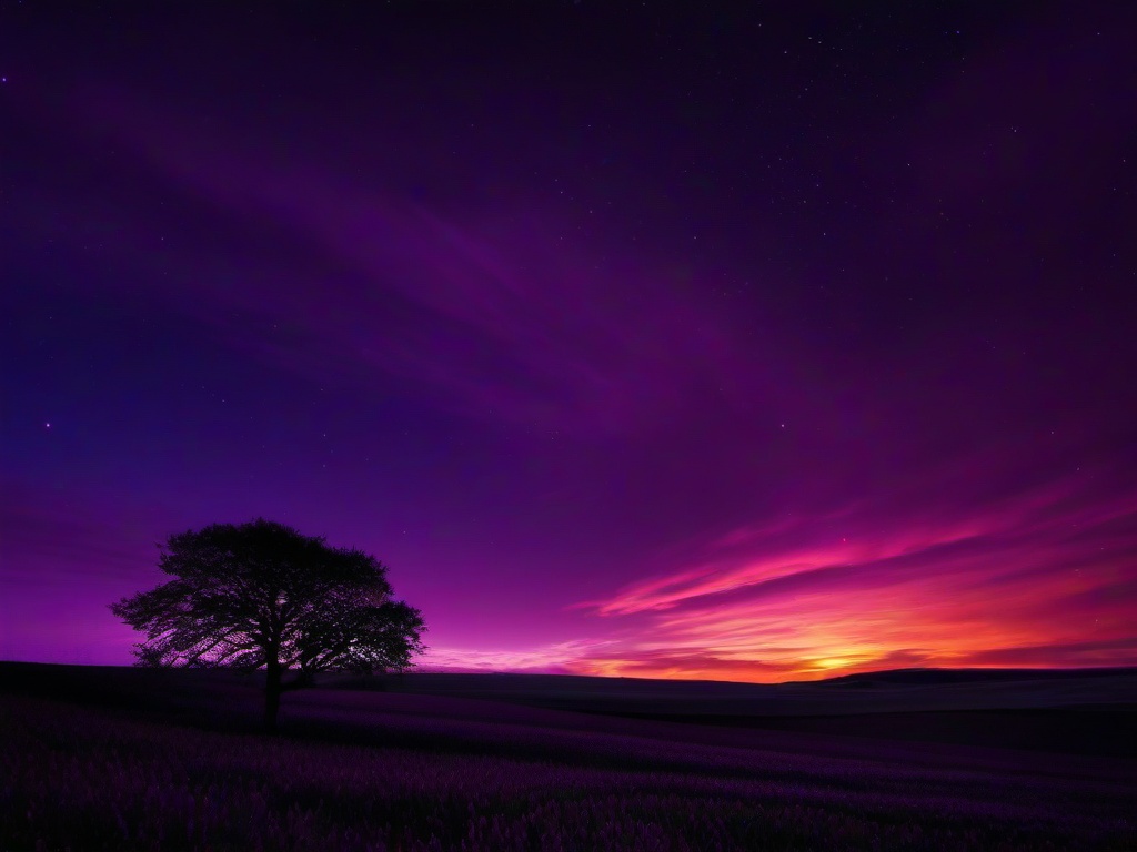 Dark Purple Sky Wallpaper  ,desktop background wallpaper