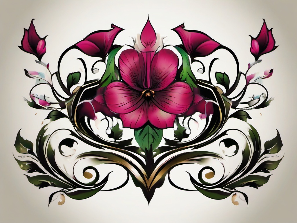 vinery tattoos  simple vector color tattoo