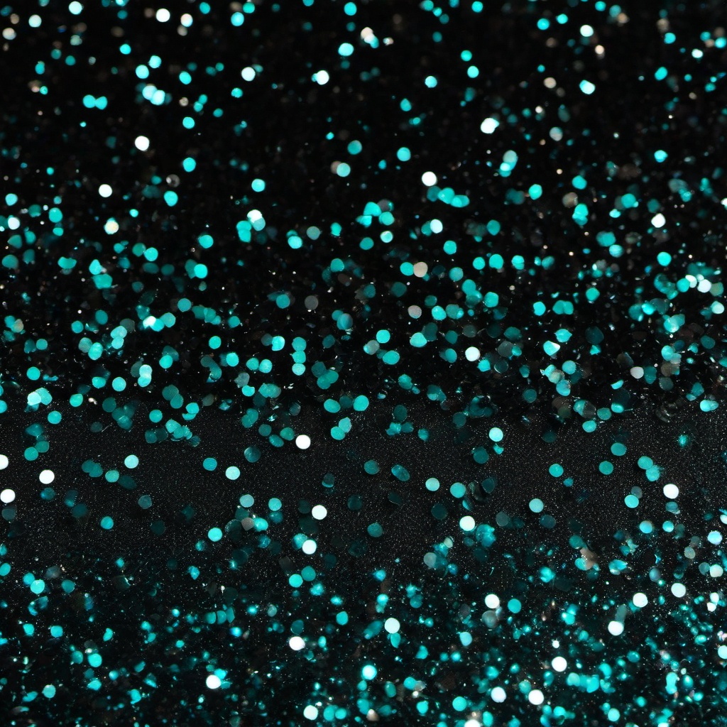 Glitter background - black and teal glitter background  