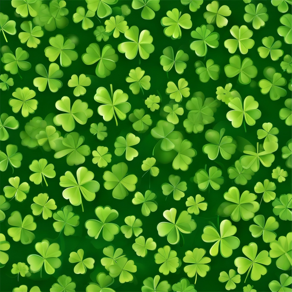 Four Leaf Clover clipart - lucky four-leaf clover in green grass  