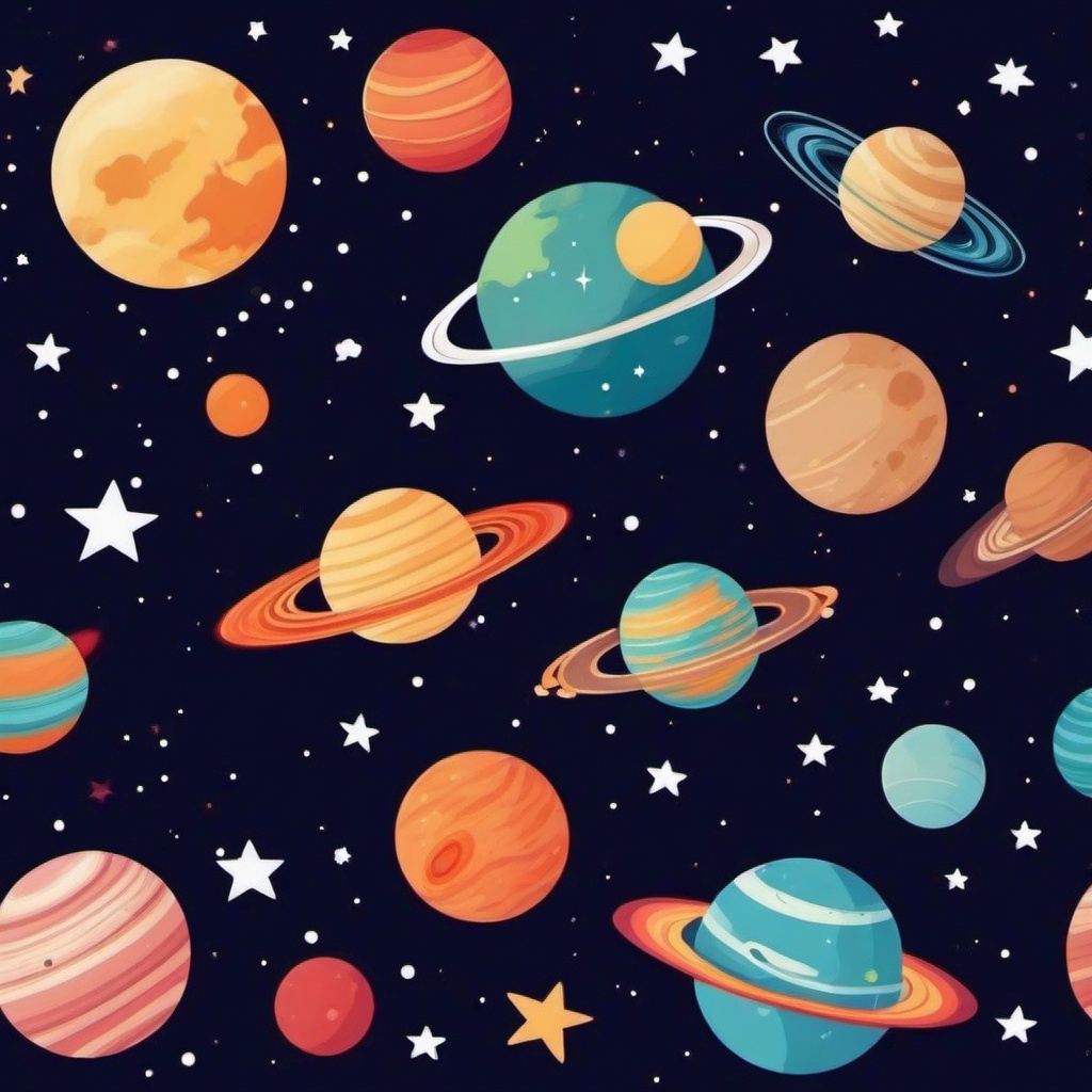 Cute Space Wallpaper - Stars, planets, and space cuteness  ,background wallpaper