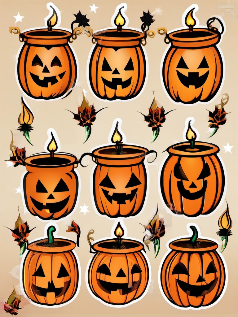 Jack O Lantern clipart - Jack O Lantern with candles  clipart