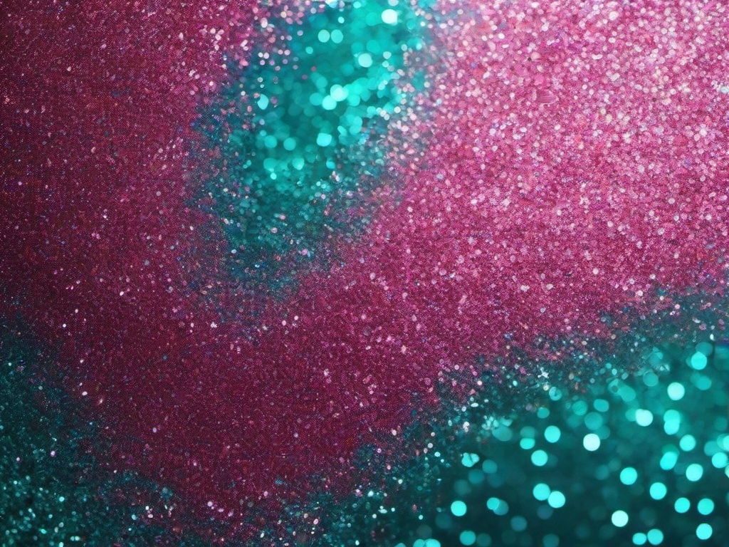 Teal And Pink Glitter Background  