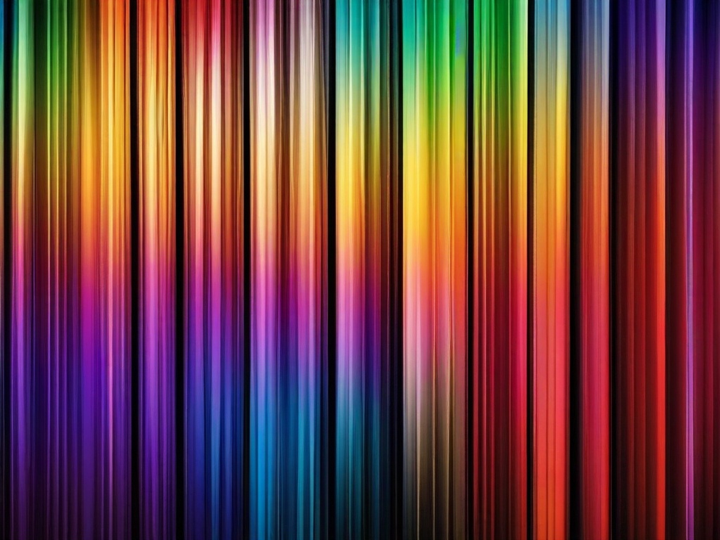 Rainbow Vertical Lines Wallpaper  