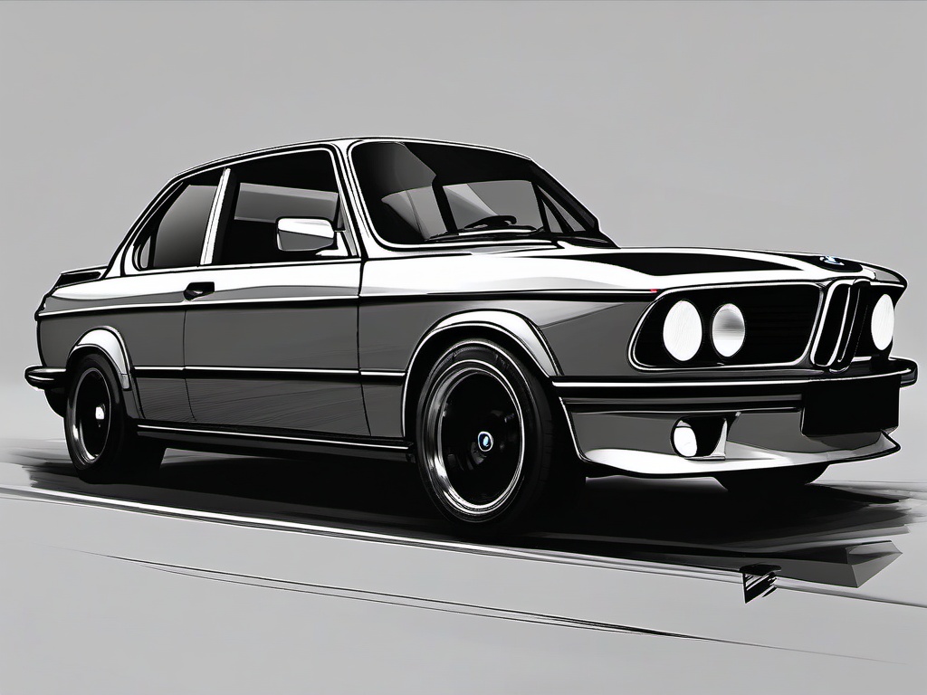 sketch of bmw  minimal rough sketch scribbles,doodles,black and white