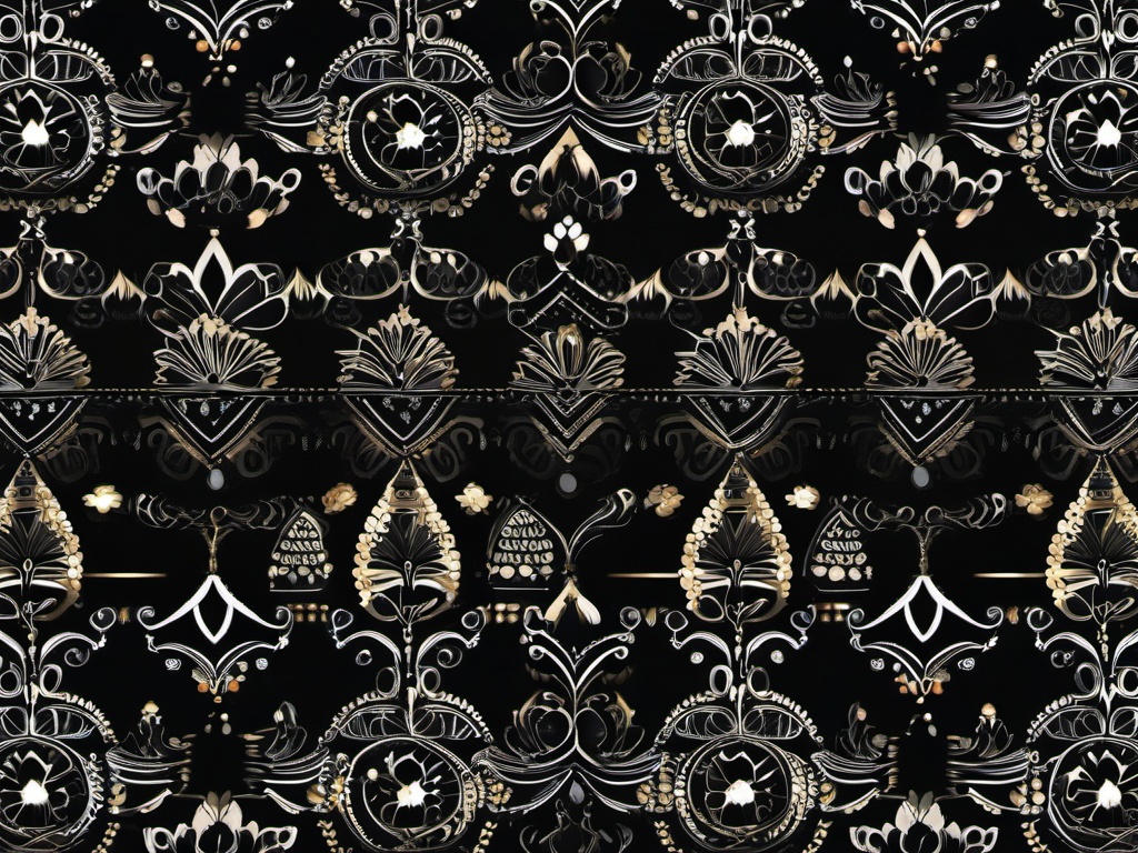 Black Boho Wallpaper  ,desktop background wallpaper