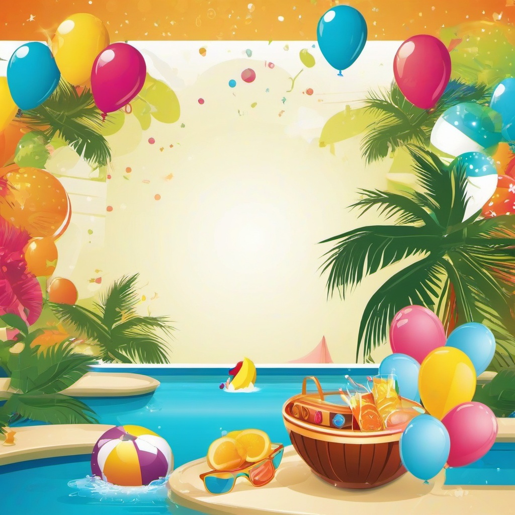 Party Background Wallpaper - pool party poster background  