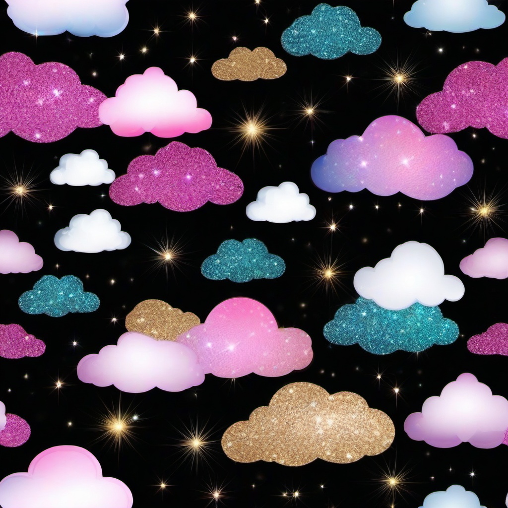 Glitter background - glitter clouds background  